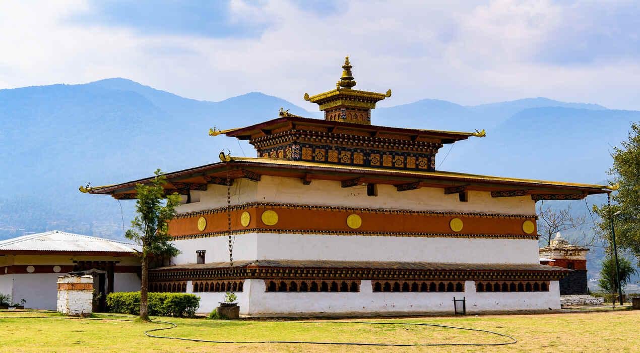 Chimi Lhakhang, the Temple of Fertility, in the Punakha valley