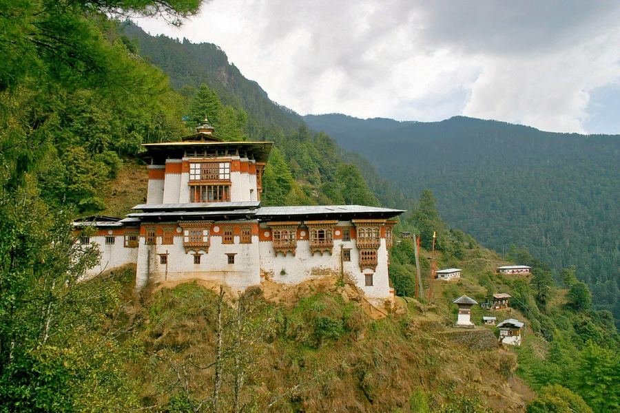 Phajoding Monastery on the slope above Thimphu