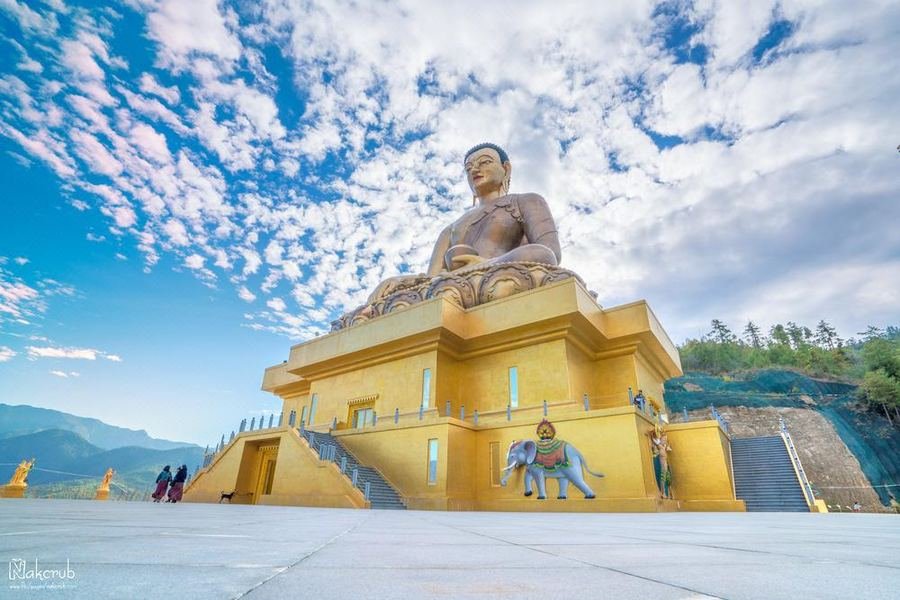 Buddha Dordenma on its hilltop platform