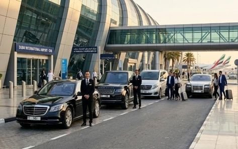 Luxury vehicle fleet for airport transfers