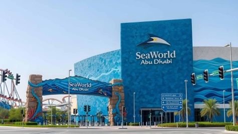 SeaWorld Yas Island Abu Dhabi entrance