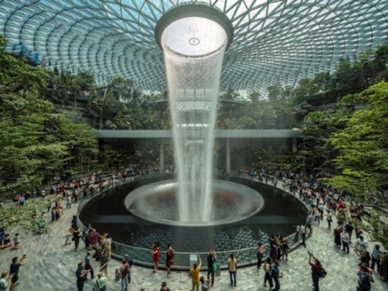 Jewel Changi Rain Vortex