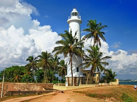 Southern coastline of Sri Lanka