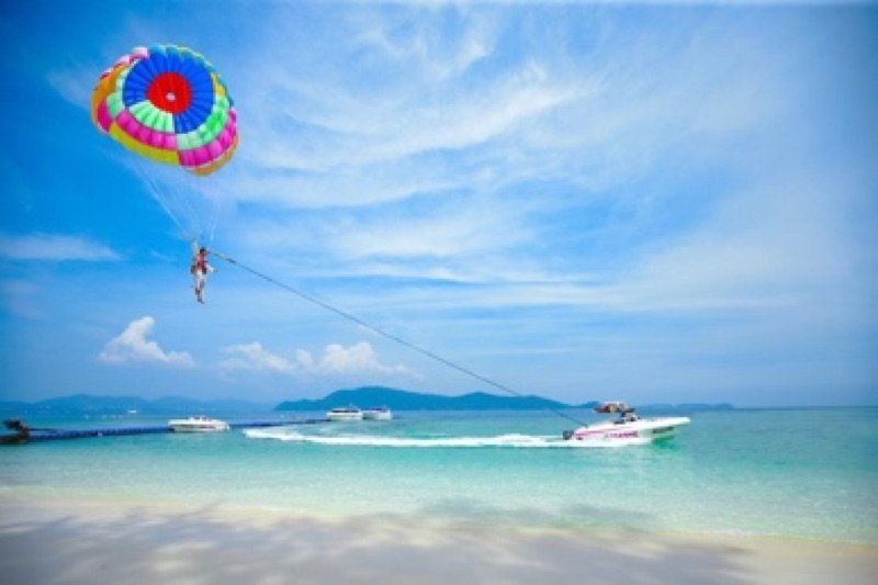 Water sports at Coral Island